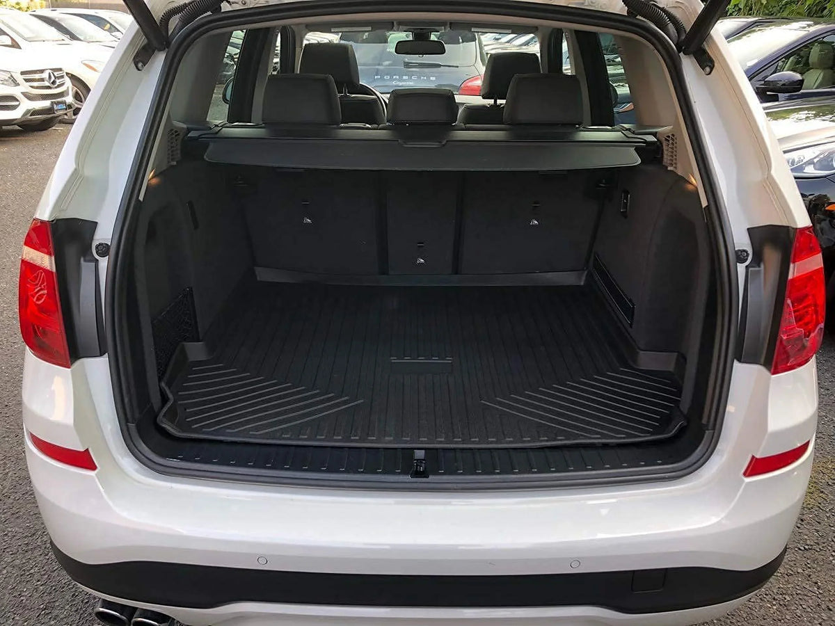 Laser – Weather-Resistant Mats for Trunk Non-Slip Easy to X3 EACCESSORIES – – 2011-2017 Cars Pre-Cut Trunk Lip Cargo – Raised – for Install Mat Liner EA Car Mat BMW Design with Rubber Trunk
