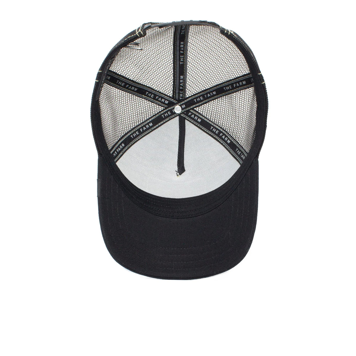 Unisex Bee), The Bros. Trucker Adjustable Snapback Black Farm One Original Hat, Size Goorin (Queen