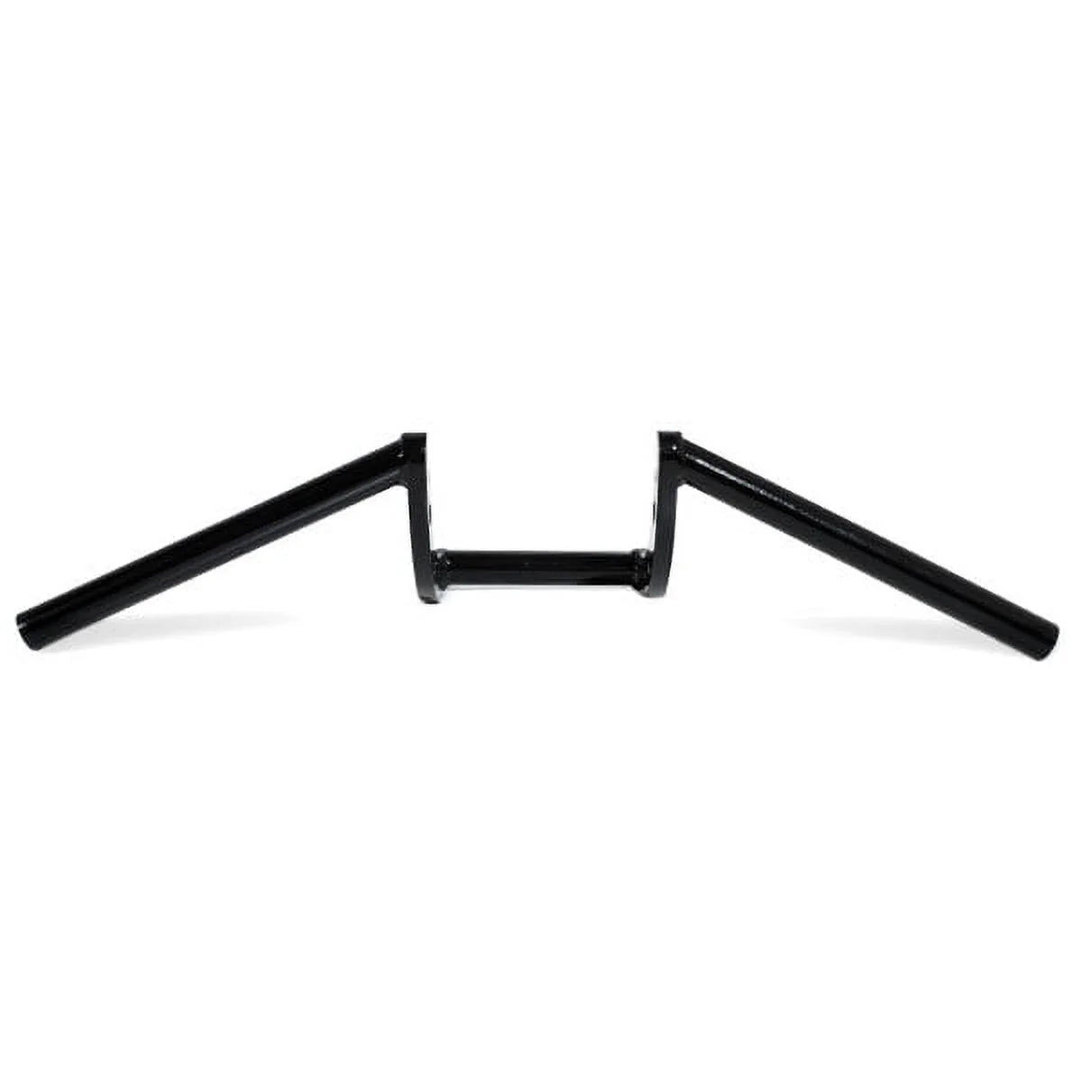 Black Davidson FLHP Bike Krator Harley Handlebar with Police Motorcycle 1" Cruiser Z-Bars Compatible
