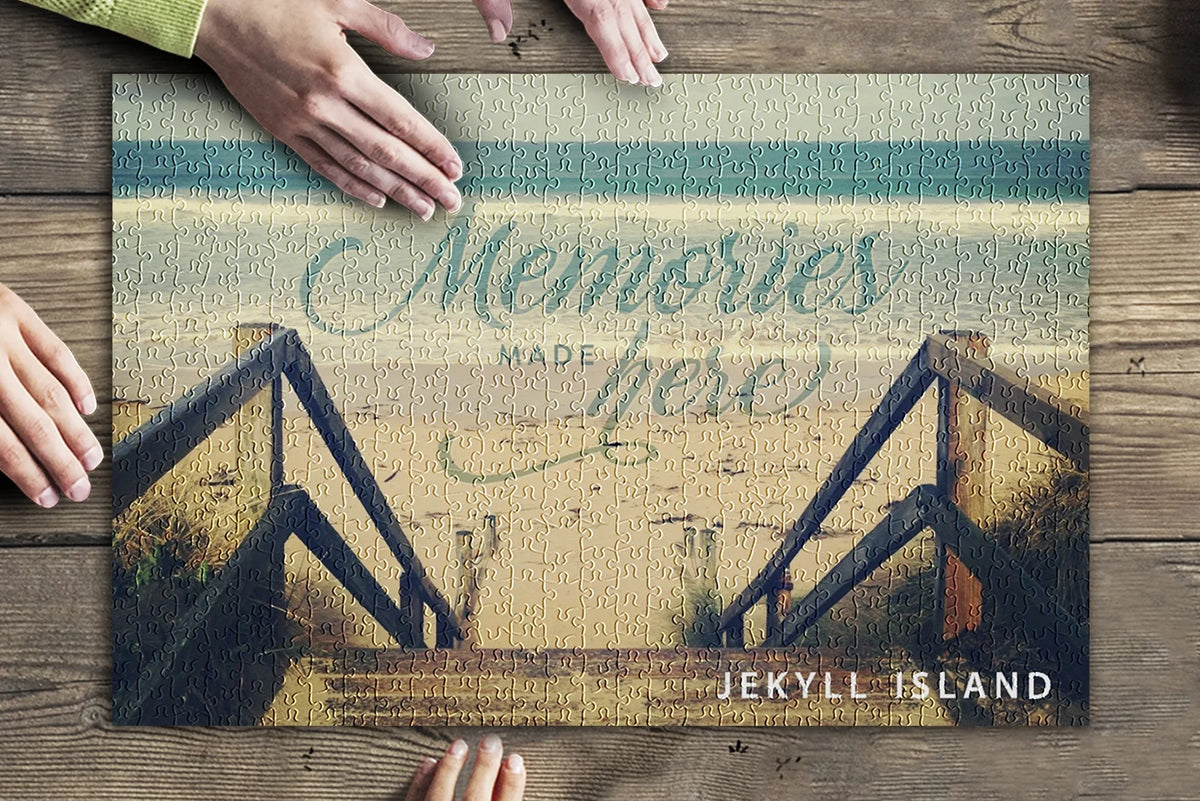 USA) Adults You Made 500 Staircase, (19x27 to Piece Premium Jekyll Sandy inches, in Puzzle the and Beach Beach I Love Island, Back, for Sentiment Family, Georgia, and Jigsaw