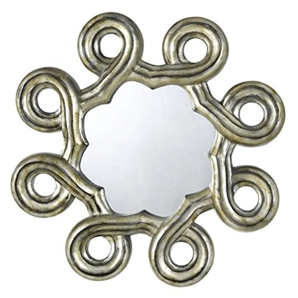 Lighting Polyurethane Mirror Formia Abstract Wa-2155Mir Hexagon Beveled Cal