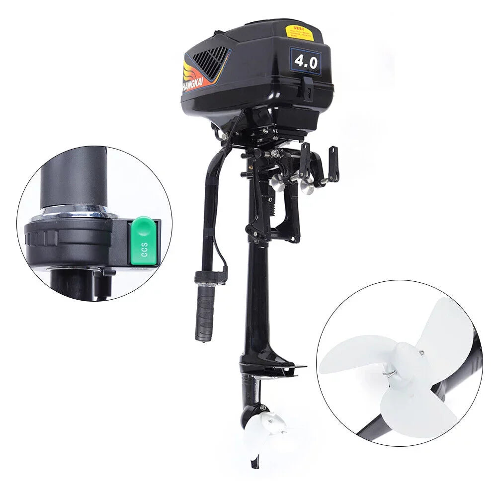 Electric 1000W Engine Fishing Outboard Motor Trolling Outboard Boat Short Motor 48V Shaft