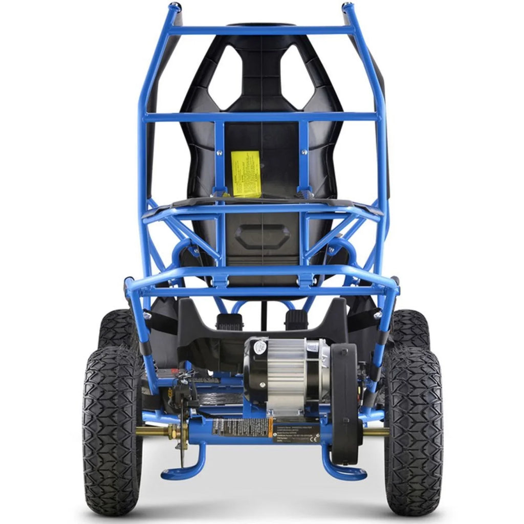 Maverick Blue Go Kart 1000w Electric 36v MotoTec