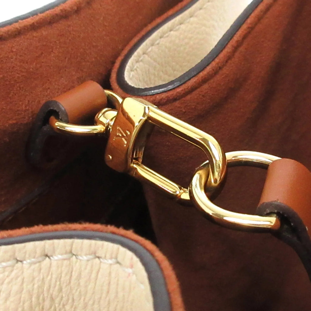 Fold PM (Good) Satchel Authenticated Canvas Louis Pre-Owned Brown Tote Vuitton Unisex Monogram