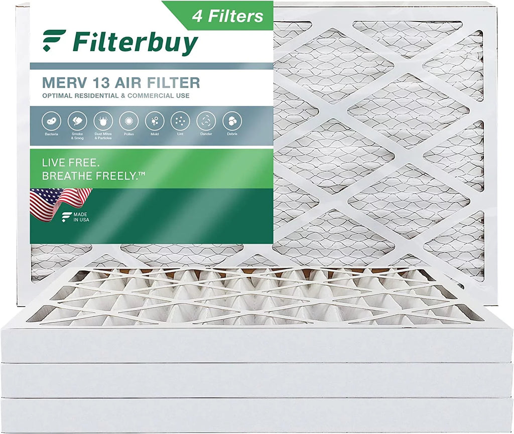20x32x2 Furnace Air (4-Pack) MERV Filters Pleated AC Filterbuy HVAC 13