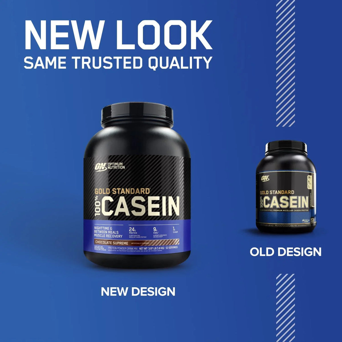 lb, Protein Nutrition, Servings Supreme, g 100% Optimum 24 1.87 Powder, Standard Gold Chocolate Casein, 25