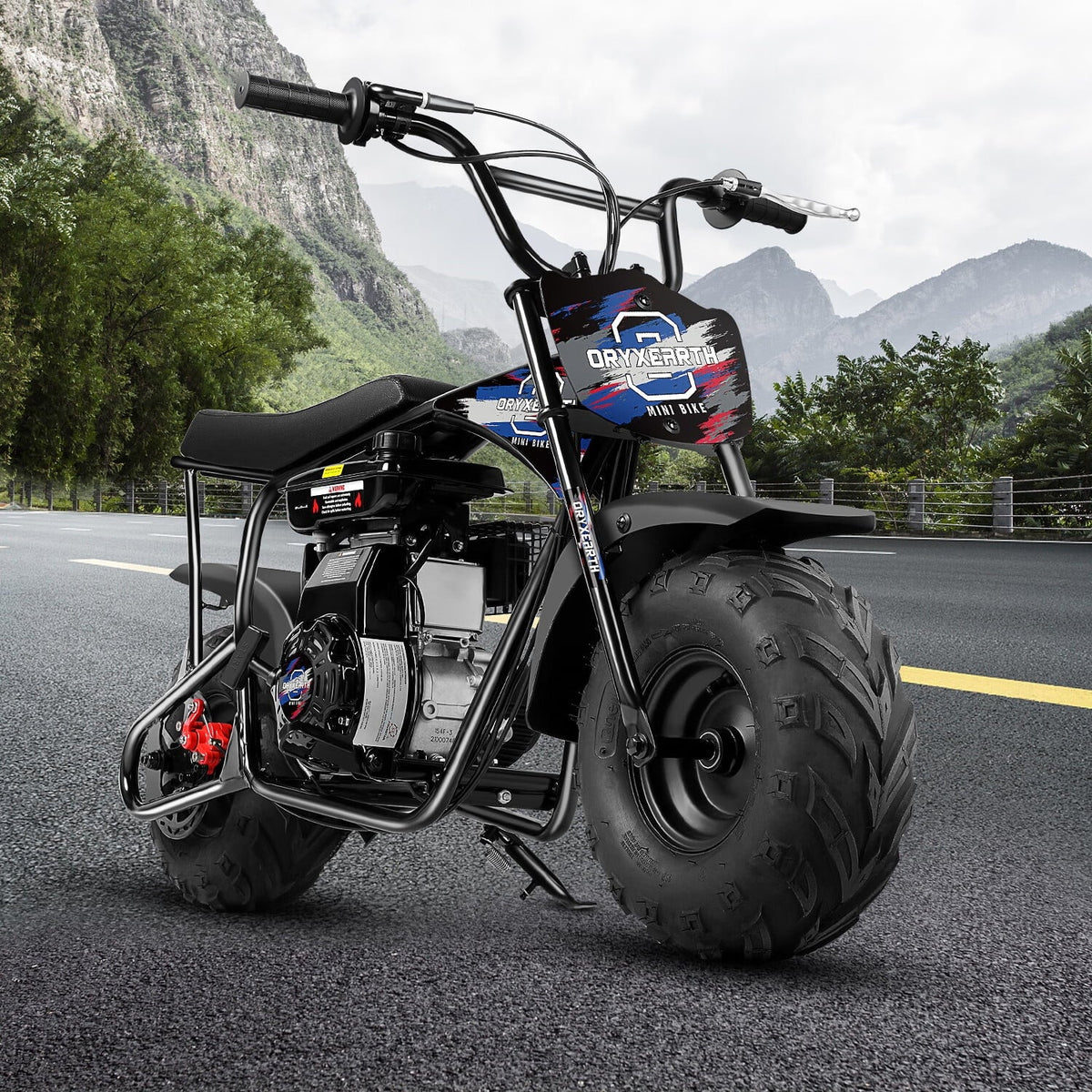 4-Stroke Powered Mini Bike Dirt on Racing Toys, Kids for Motorcycle 8-14, Bike,105CC Gas Ride