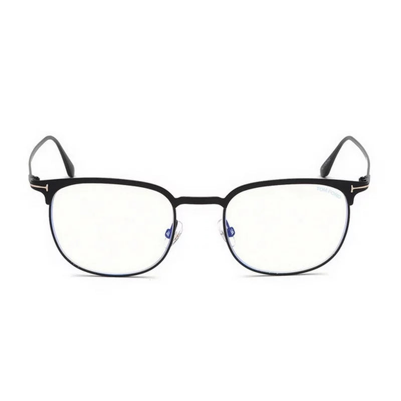 Black Ford Tom Eyeglasses / 002 FT Matte Blue Block 5549 Enamel, Lenses -B