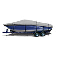 Bass Cover Grey Fishing SavvyCraft x Pro Boat Style O/B 92" 18'6" Trailerable