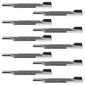STHM New SW Replaces (10) Lawn Blades 24 Ten RAParts Fits 481709 Aftermarket SWZ Scag Mowers Mower 1/2"