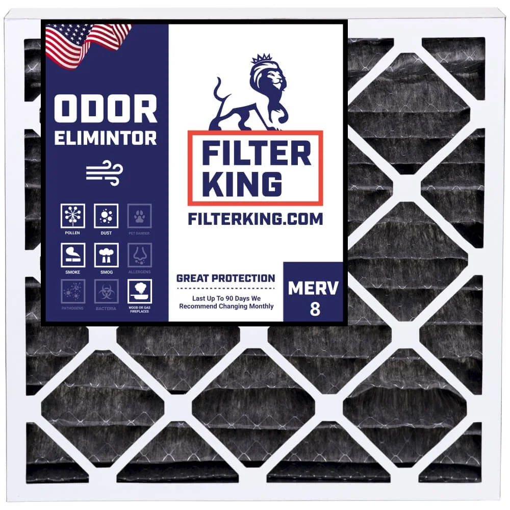 Carbon MADE Actual King Furnace Size: Air USA | 8 4-PACK 11.5 Filter HVAC Filters A/C Filter | MERV | Pleated 11.5 12x12x1 x x .75" | IN