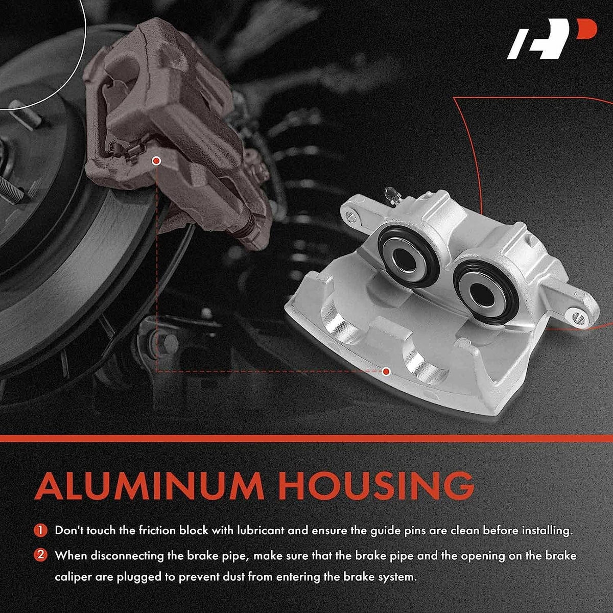 Compatible - Passenger Disc Dodge Caliper 1973-1974, A-Premium M350/R300 Models Assembly Bracket M300/RM300 with Front 1974 Without Right Brake Side - Select