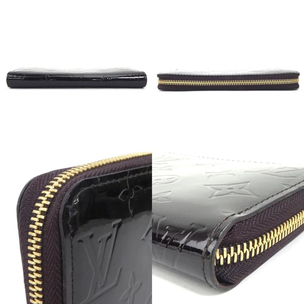Long Pre-Owned Zipper LOUIS VUITTON Amaranto Monogram (Good) Wallet Zippy M93522 Round Verni Louis Vuitton Unisex