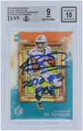 9/10 Rookie 2020 - Card Beckett Inscription Witnessed Fanatics "2020 Tagovailoa #GK-2 Gridiron Dolphins Tua Autographed Authenticated Kings Miami Fanatics #5 Certified with PICK" Authentic Panini