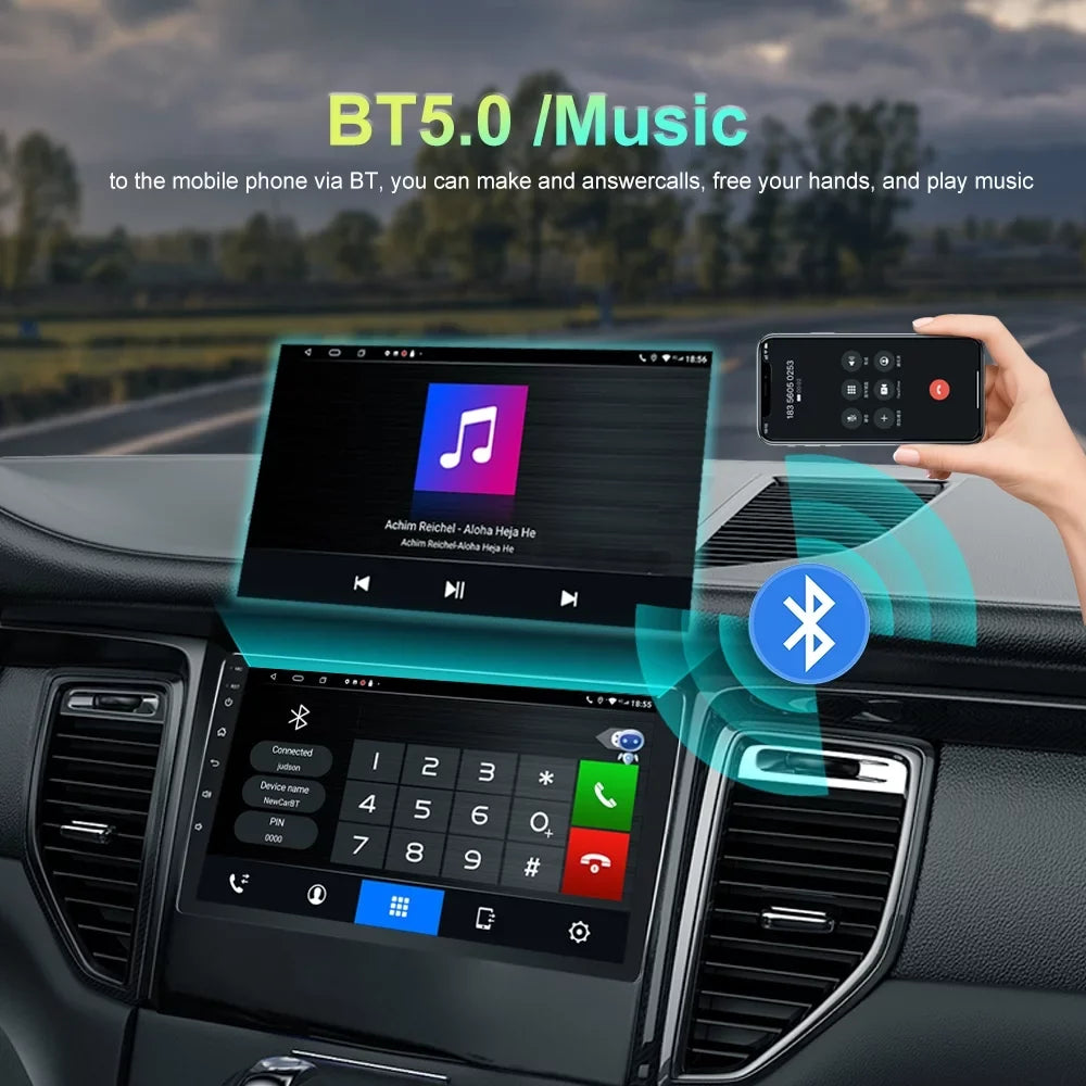 Tundra GPS FM Toyota DSP for Sequoia with 2007-2013, Inch Carplay Bluetooth Navigation Car 4GB Audio AM 13 2008-2017, 5.0 10.1 Radio Android 64GB