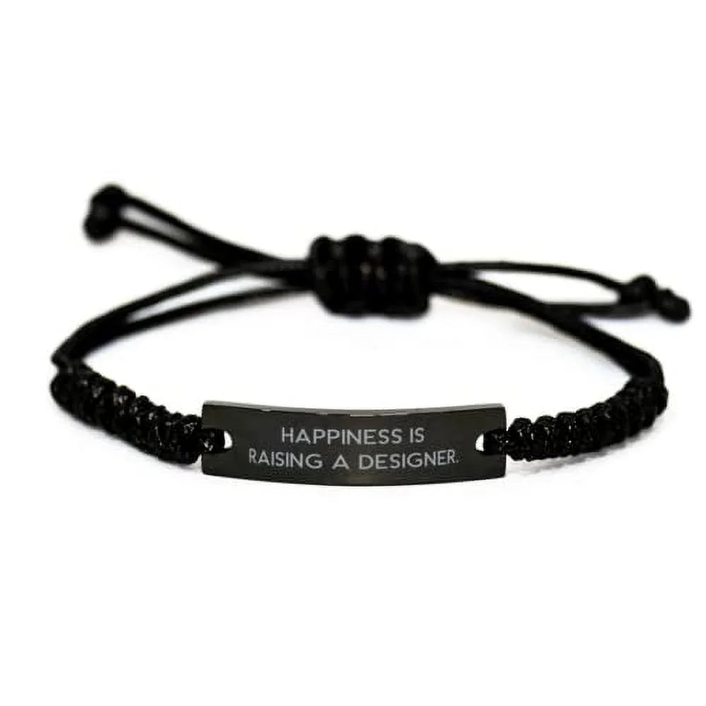 Rope Best from Happiness Designer, for Raising Black a Bracelet Epic Son Mom, Daughter is