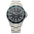 Automatic Watch Men's GL.0253 42mm Glycine Stainless Combat Green Bezel Steel