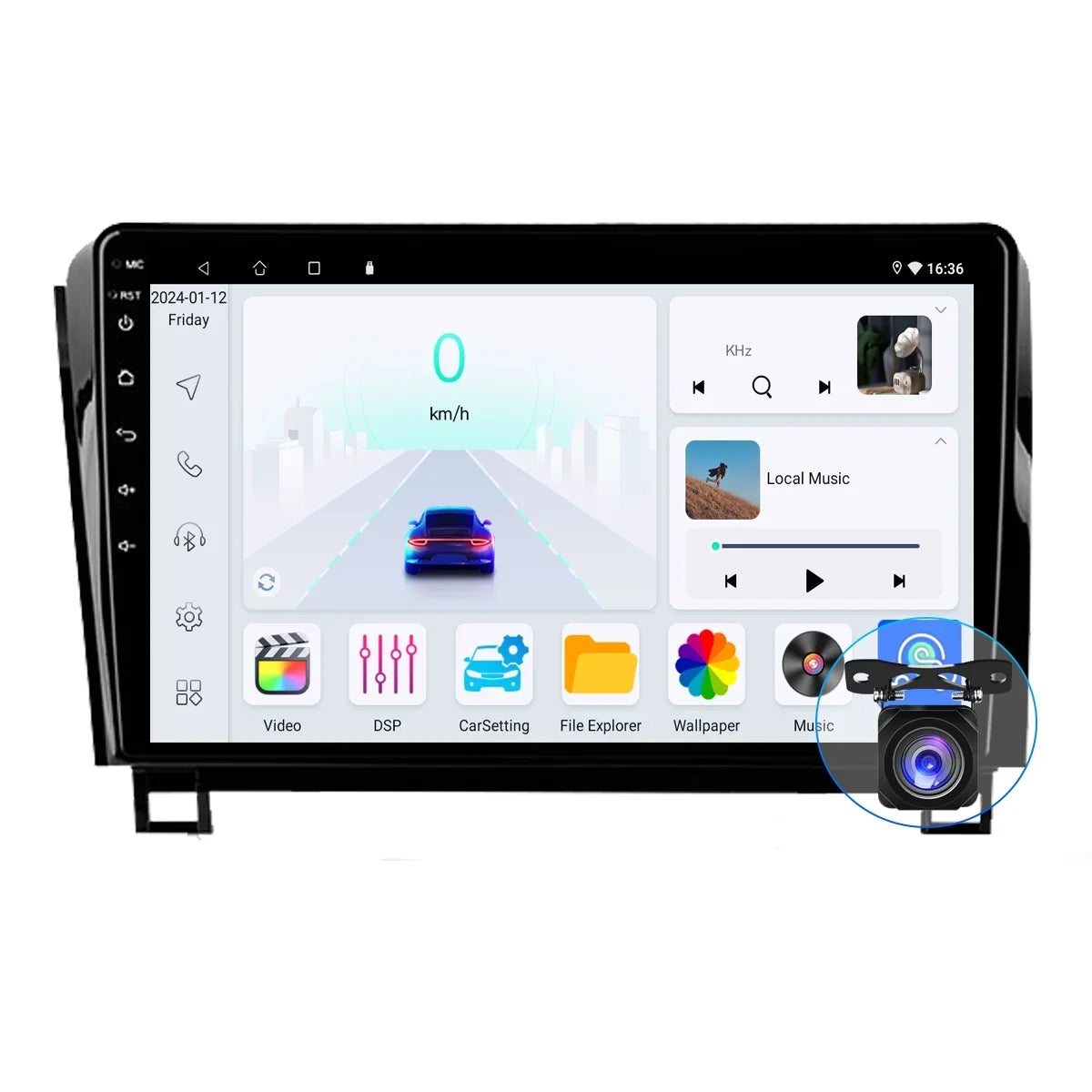 Tundra GPS FM Toyota DSP for Sequoia with 2007-2013, Inch Carplay Bluetooth Navigation Car 4GB Audio AM 13 2008-2017, 5.0 10.1 Radio Android 64GB