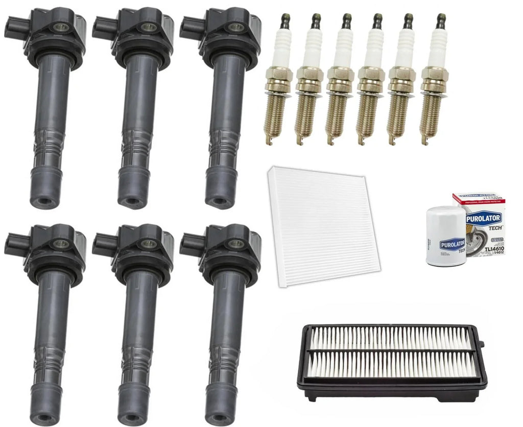 Acura 2015-2020 Coil Kit TLX Tune Ignition Plugs Up For Platinum 3.5L & Spark