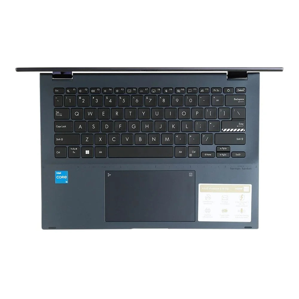 Core Drive ASUS Intel Gen Quiet 8GB 1.1GHz i3 Solid Computer BT TP3402ZA-OS34T UHD Processor DDR4 WiFi State Laptop Home S Graphics 11 Flip 2-in-1 12th Intel 256GB Windows RAM 14" Vivobook 1220P Blue