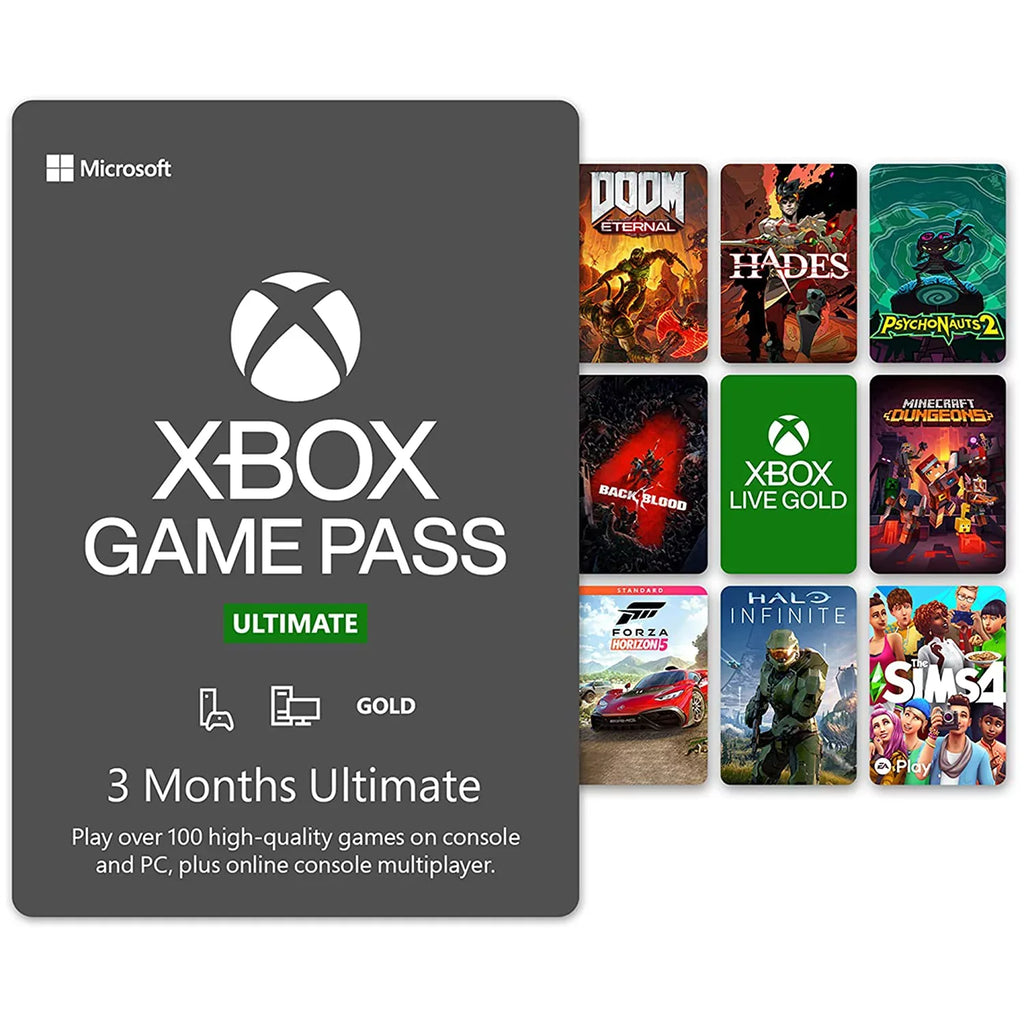 Controllers, with X Xbox Mazepoly Pass Microsoft Game Month Series Accessories Xbox Two Bundle, Ultimate 3 Wireless Xbox