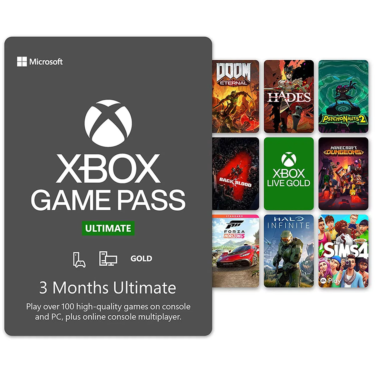 Controllers, with X Xbox Mazepoly Pass Microsoft Game Month Series Accessories Xbox Two Bundle, Ultimate 3 Wireless Xbox