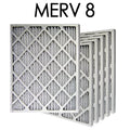 '- Filter Air 8 Actual Size Pleated 11.625x29.5x.75 | 12x30x1 6PK MERV