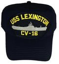 CV-16 AIRCRAFT USS HAT LEXINGTON CARRIER SHIP USN GHOST CLASS BLUE NAVY ESSEX