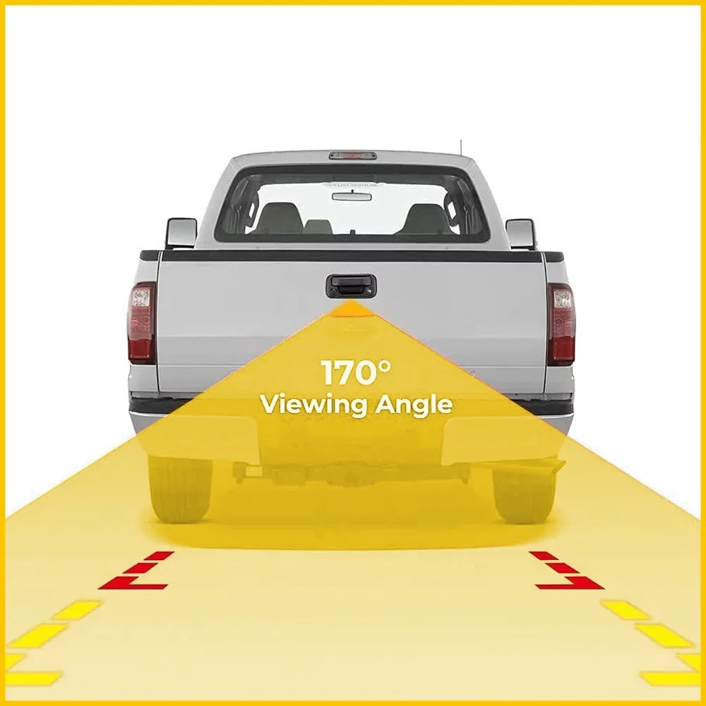 Rear Camera Camera with Fits 2008-2014 F450 Handle F250 Backup Tailgate Ford 2004-2014 For View F350 F550 F150