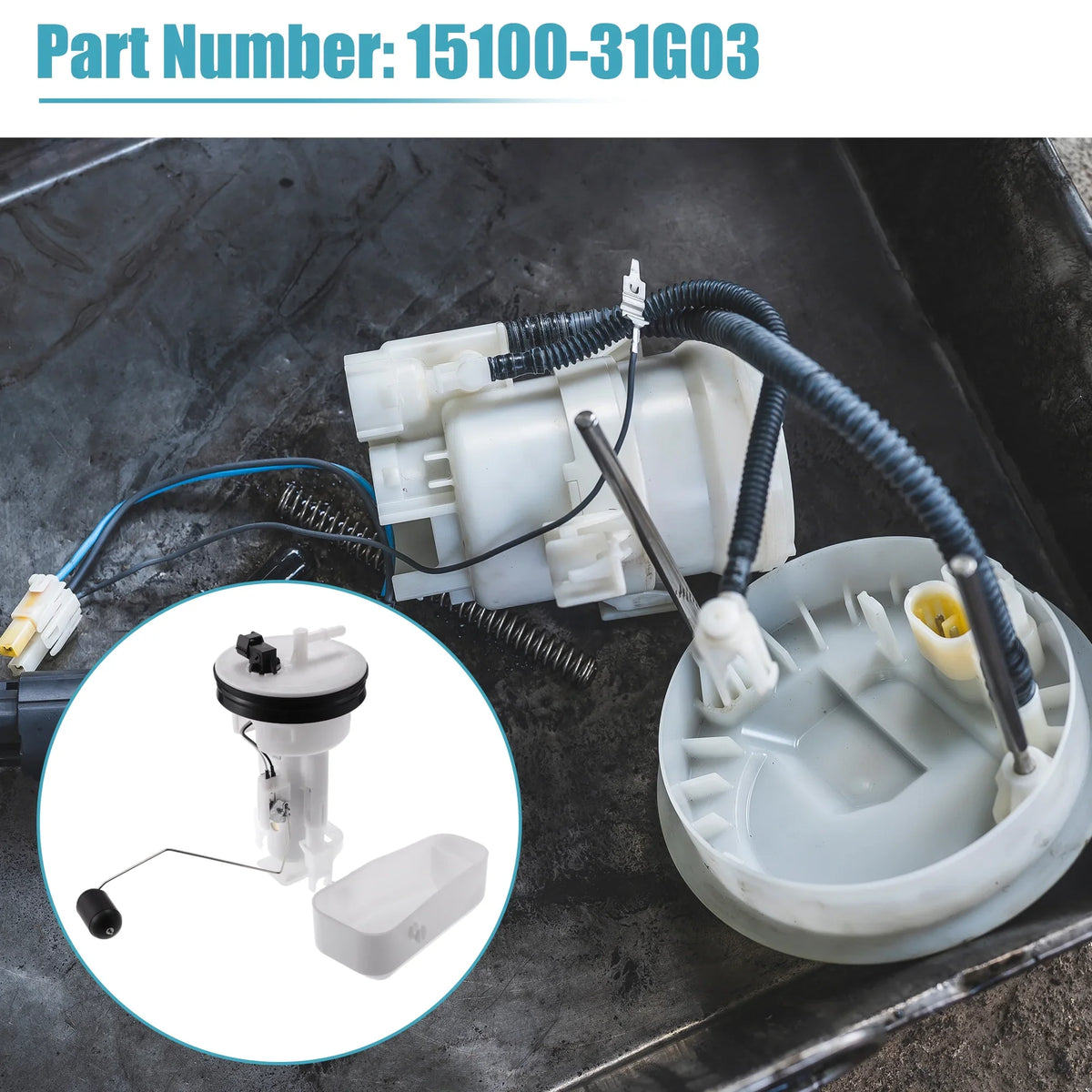 700 450 2005-2021 Suzuki Bargains 750 King Quad Assembly Pump 1 Set Electric Module Metal for Plastic Fuel Unique 500