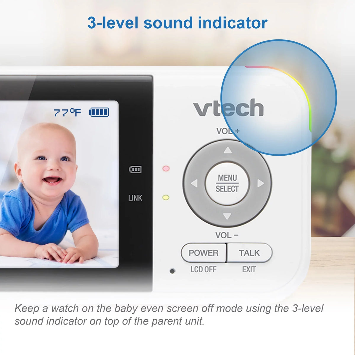 2.8" Camera with High Resolution Parent Fixed Unit Cameras and VM3254-2 VTech 2