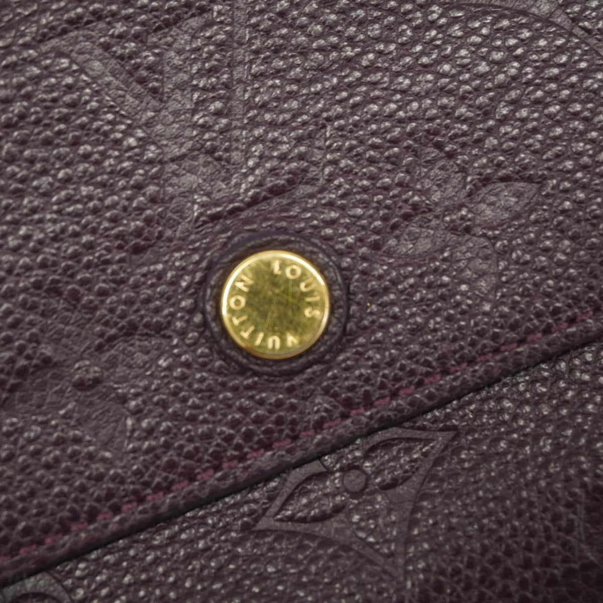 Empreinte Vuitton Pre-Owned Ladies (Good) Louis Wallet Monogram Long Orb Virtuose Portefeuille Tri-fold M60294