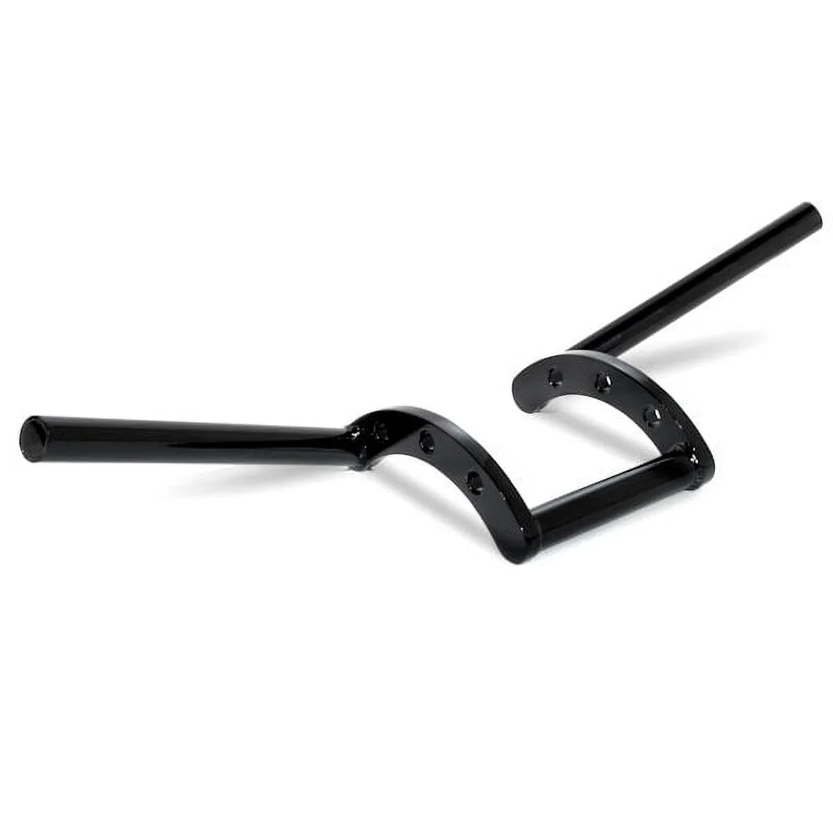 Black Davidson FLHP Bike Krator Harley Handlebar with Police Motorcycle 1" Cruiser Z-Bars Compatible