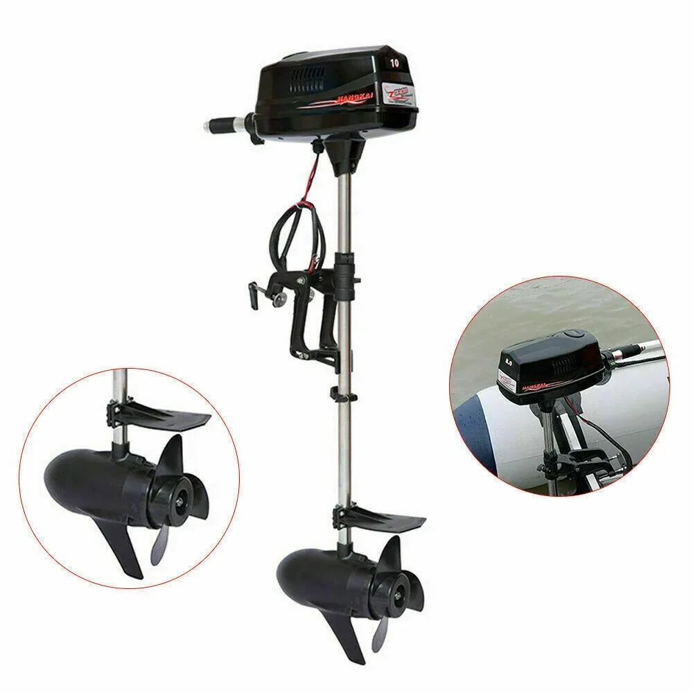 Electric Brushless Wuzstar Fishing 60V Motor 2.2KW Outboard Engine w/Propel 10HP Boat