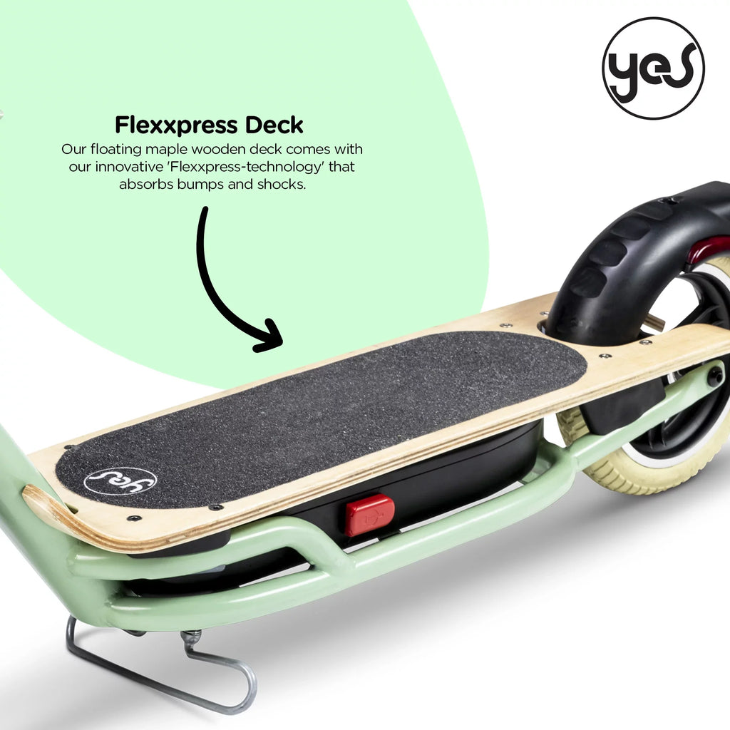 Foldable LED Adults (Green) Scooter Electric Display, YES Yvolution for Design