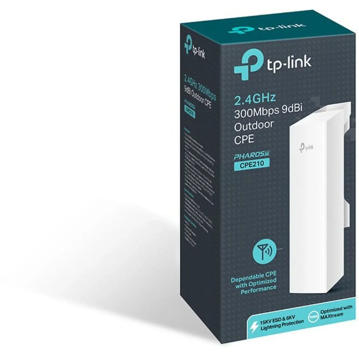 PtP 2.4GHz | | Powered | and Point Passive TP-Link w/ 9dBi, Outdoor PtMP for Point Free Bridge N300 PoE CPE (CPE210) PoE Pharos Long Transmission Injector Wireless Control 5km+ | to Range