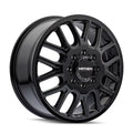DUALLY Cogent Wheel FRONT (115mm) Mayhem Black Gloss 8x6.5 20x8.25