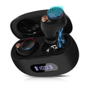 Resistance, Dual Bluetooth Earbuds Balanced, IPX5 True Case, Pro Wireless P11 Compatible Boost Bass + 5.2 Connect, with Lenovo Bluetooth UrbanX Charging Tab Black, Connection, Water