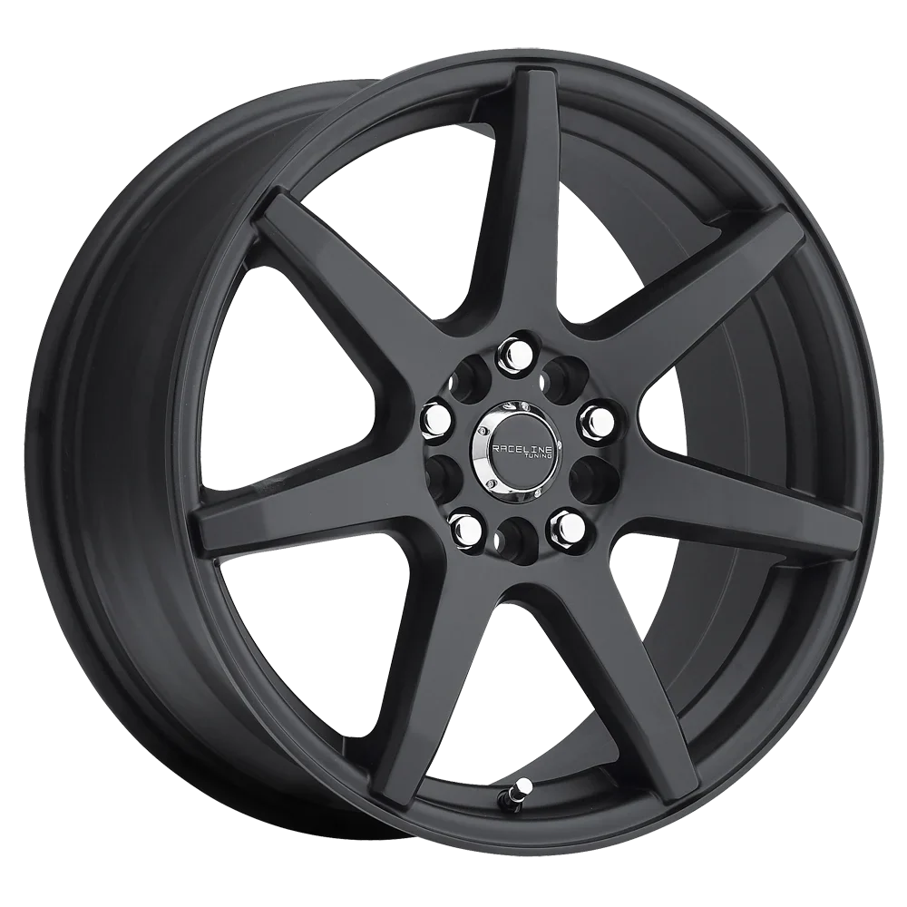 Raceline 18" EQUINOX MALIBU Fits EVO select: CHEVROLET Aluminum 18X7.5 LT, 5X112/5X120 131B-EVO 2015 2010-2017 +42mm BLACK Cast CHEVROLET Wheel, 1LT