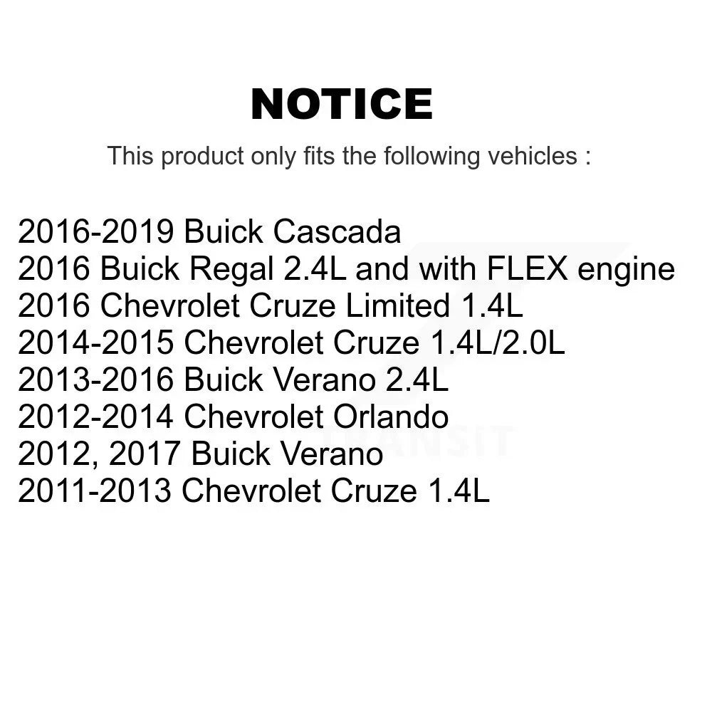 Chevrolet Orlando Air Cabin Kit Verano And KFL-101282 For Filters Cascada Buick Cruze Limited Regal