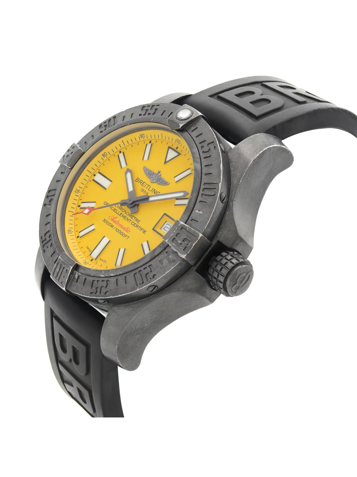 Automatic Mens Steel II Watch M17331E2/I530-153S Breitling Seawolf Black Avenger