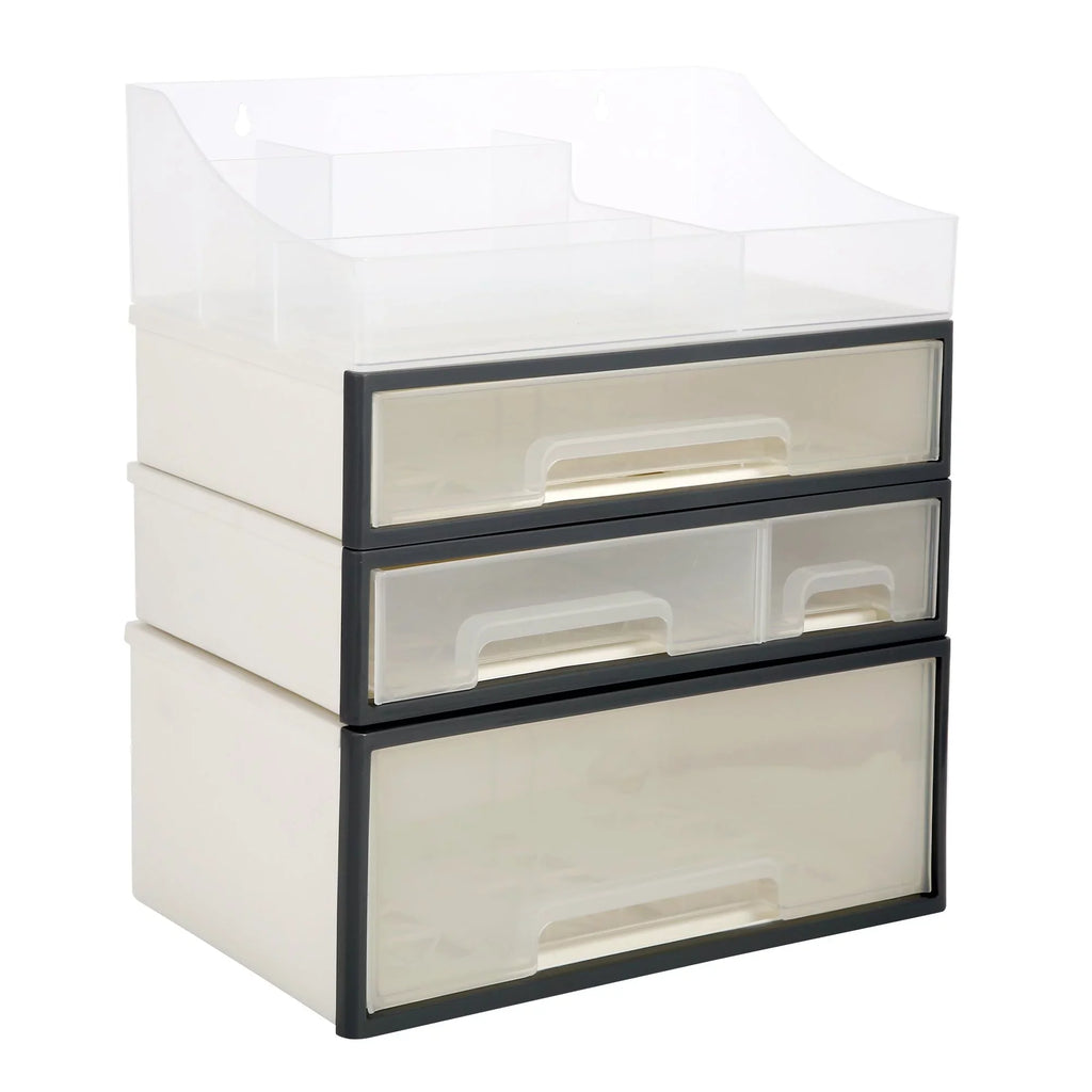 Pieces, 5 box storage Organizer, [TFAC] Transparent 4 use, 4 ROSELIFE multi-scene Slots, for Drawers, Desktop Organize