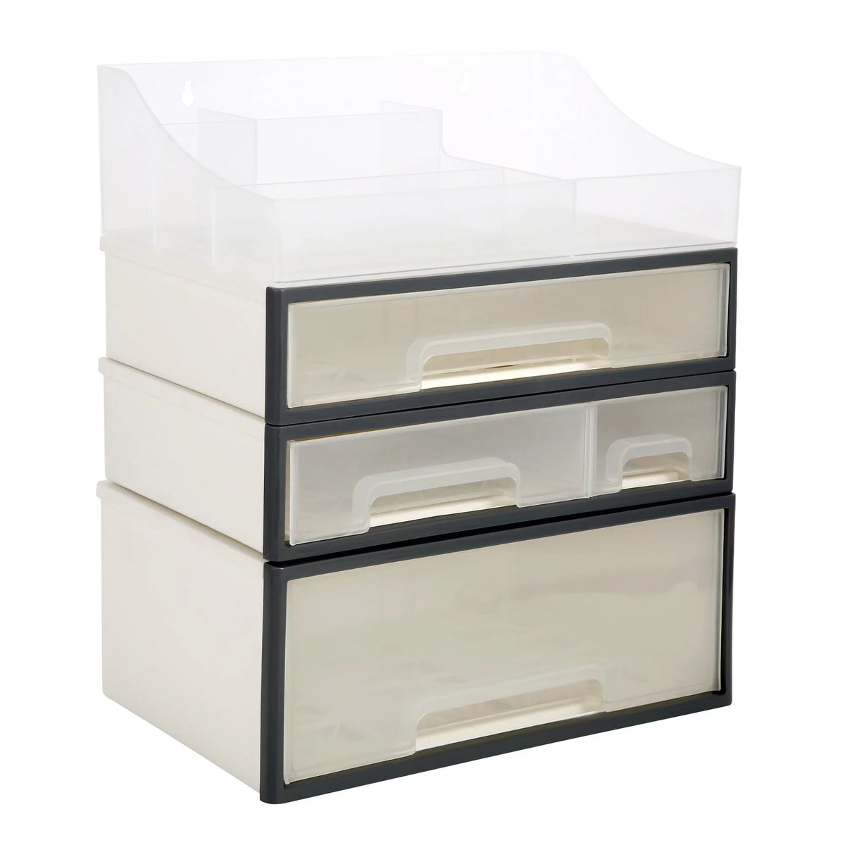 Pieces, 5 box storage Organizer, [TFAC] Transparent 4 use, 4 ROSELIFE multi-scene Slots, for Drawers, Desktop Organize