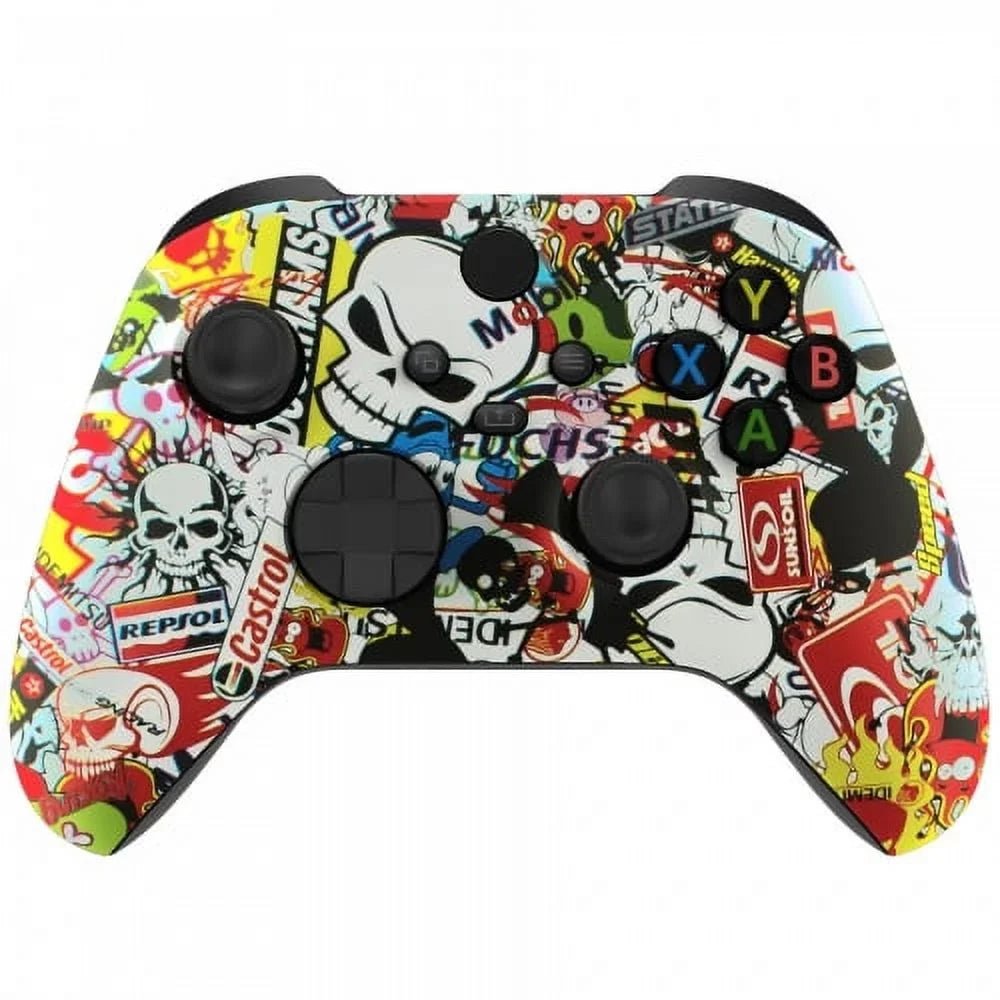 Controller jack) "Sticker Custom Bomb" (with 3.5 X Unique One Design Xbox UN-MODDED