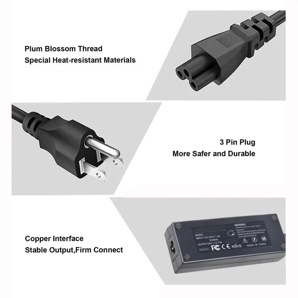 CJP-Geek Y520-15IKBN 135W Charger 80YY Lenovo 81A0 80WK AC 80Y5 for Legion Adapter Power