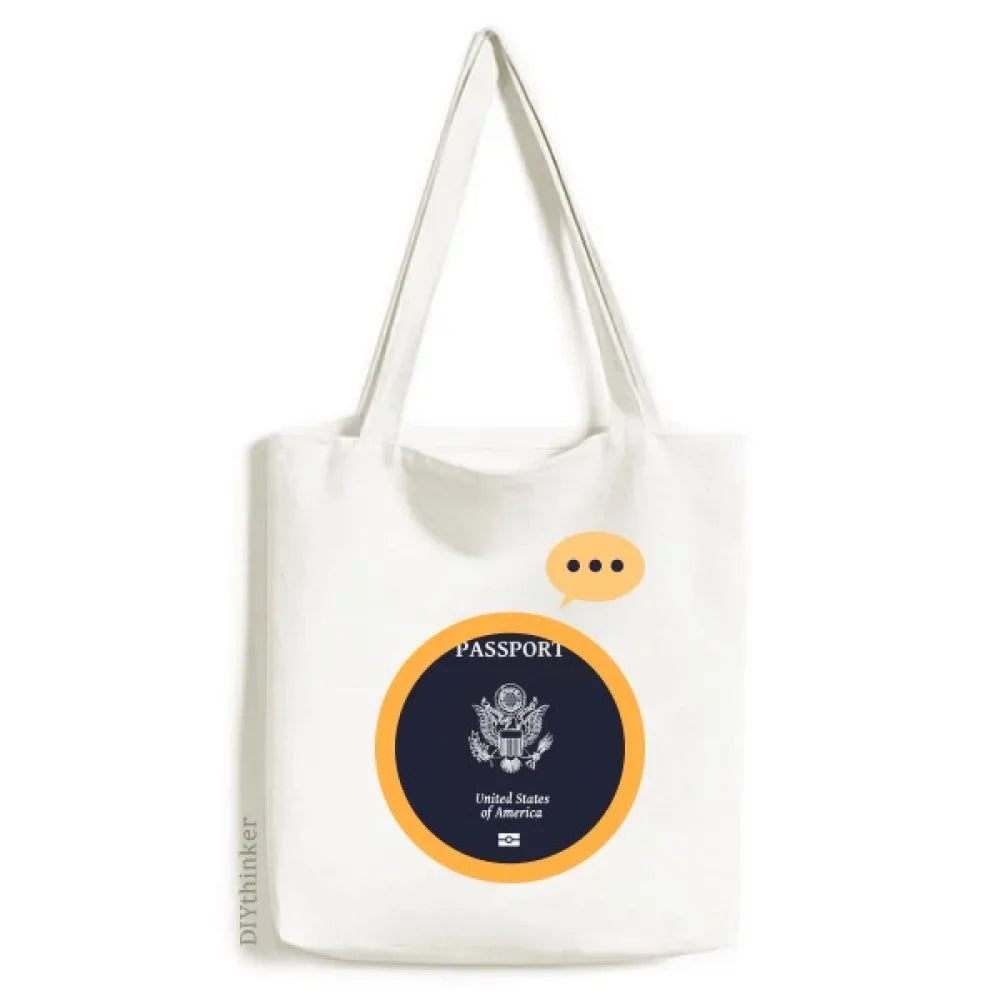 Sack American Unique Flag Tote Shoulder Memorial Canvas Expression Bag Tourist Country