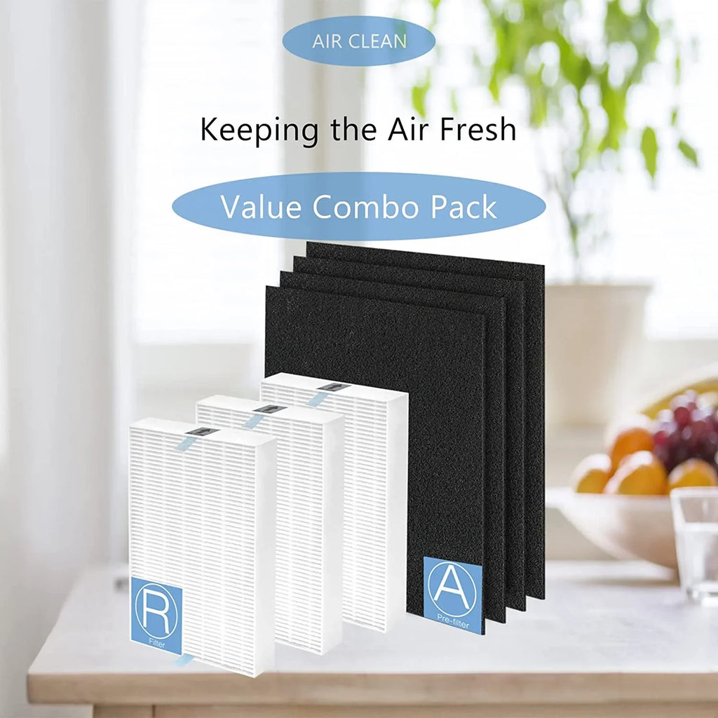 HPA300 4 Air Compatible HRF-R3 with Parts Replacement with Purifier R, Pack Honeywell HRF-AP1,Home & HEPA Pre-Filters Air Precut Air 13 Activated Pack Carbon Purifier Accessories Purifier 3 Filter
