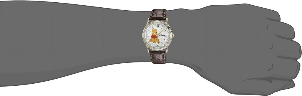 Winnie Alloy Gold Watch, Silver and Brown Strap Men's Leather Cardiff