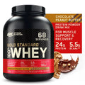 Peanut 68 Optimum Protein 100% Whey lb, Servings 5 Butter, Gold Nutrition, Standard Chocolate Powder,