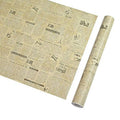 Contact Sticker Countertop 17.7 Newspaper Inch 9.8 Retro Shelf SimpleLife4U By Beige Paper Self-Adhesive Liner Feet